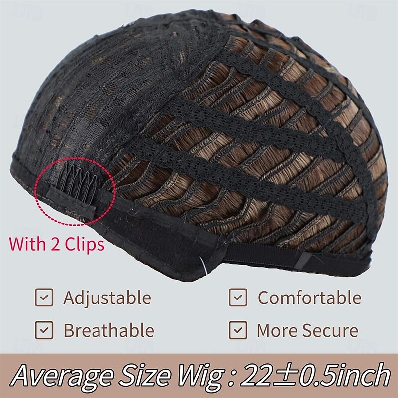 Brown Mix Blonde Short Wavy Bob Wigs for White Women Layered Casual Bob Hairstyle 12inch Heat Synthetic Average Size Wig Side Part Daily Party Wig4