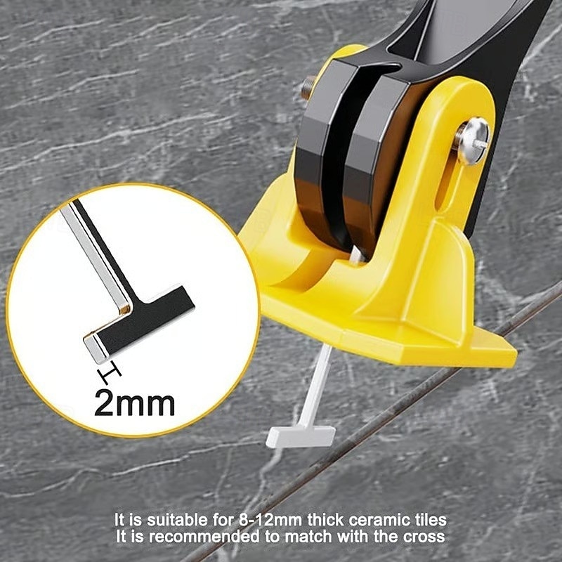 50pcs Tile Leveling System Pro Tools Adjustable Tile Spacer Locator Floor Tile Alignment Clips Kit For Masonry Tiling Wall Flooring Professional Installation Accessories4