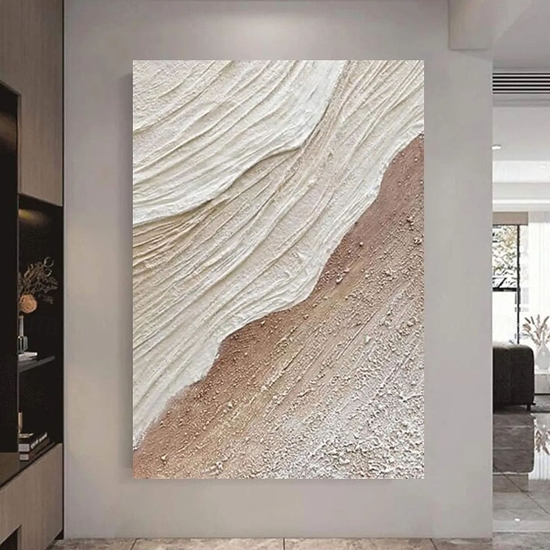 Handmade 3D wave Coastal  Oil Painting Landscape with Vibrant Color Palette and Textured Brushstrokes Showcasing Masterful Layering Techniques for Home Decor2
