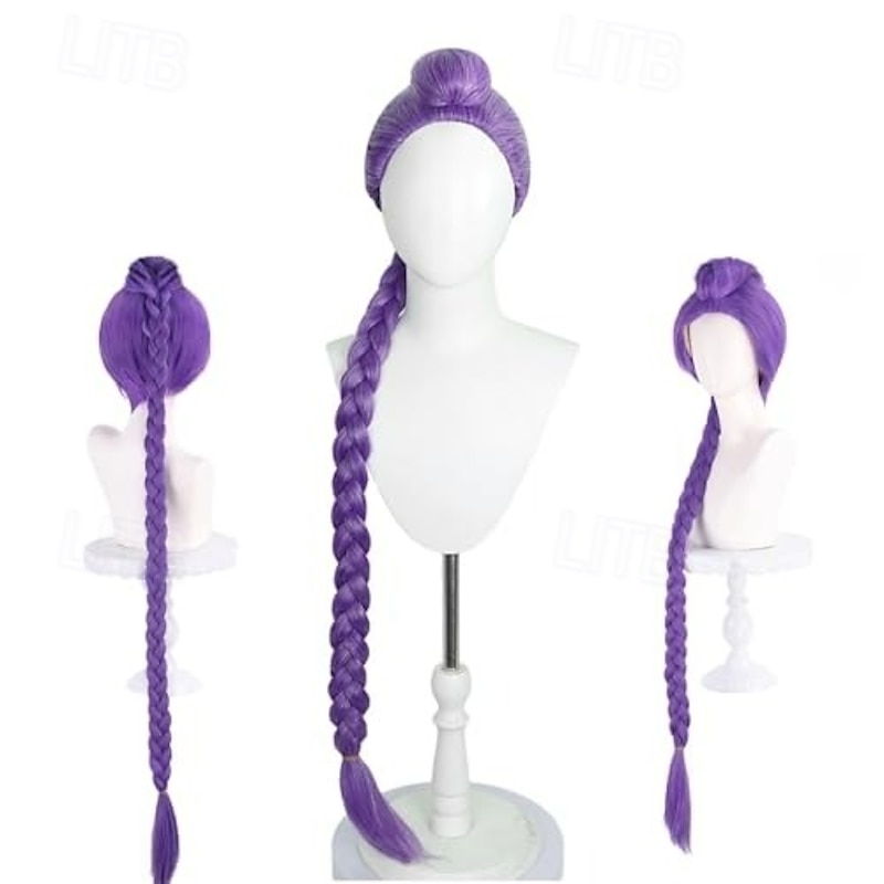 Korean Idol Inspired Cosplay Wigs Pop Star Costume Wigs Adult Anime Halloween Accessories Props For Women Girls4