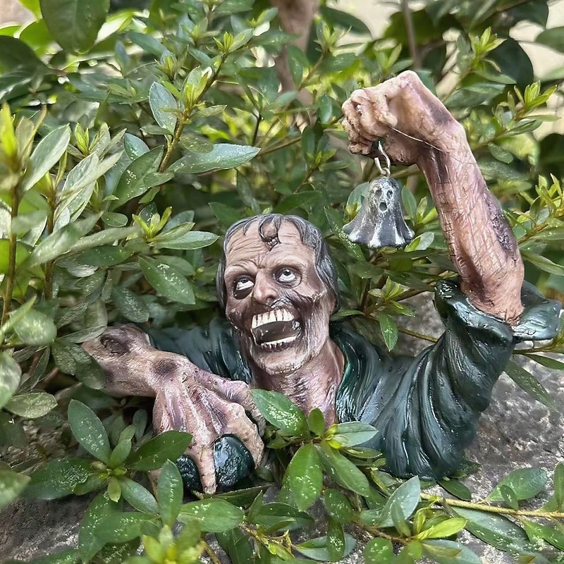 New Halloween Zombie Ornament Garden Decorative Item High-end Niche Resin Craft