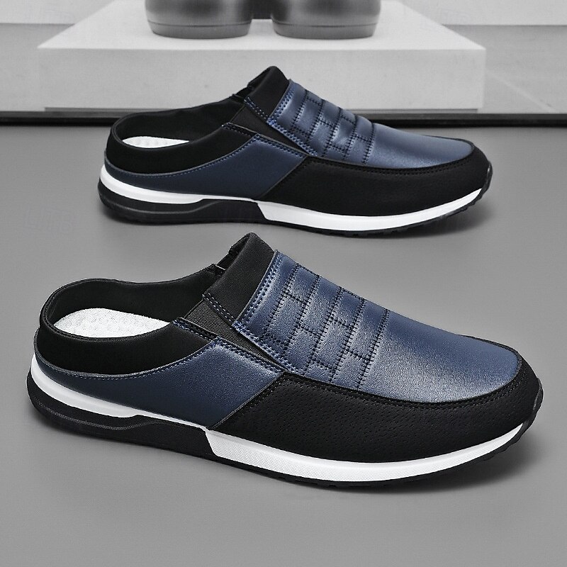 Men's Navy Slip-On Sport Loafers – Lightweight Casual Walking Shoes for Daily Errands, Travel and Driving2
