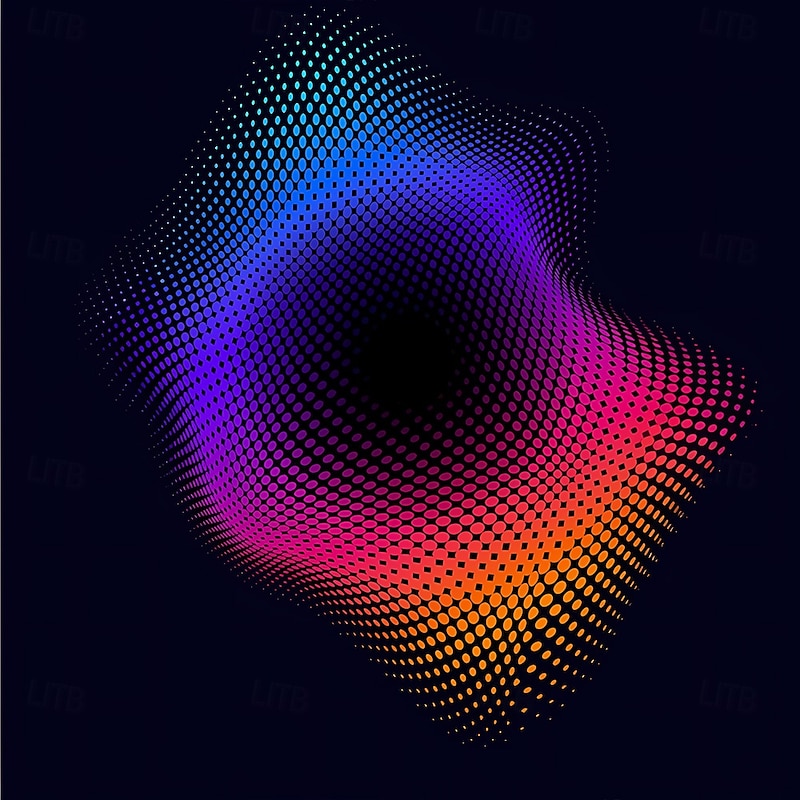 Men's Geometric Abstract Polo Long Sleeve Polo Shirts Lapel Casual Outdoor Street Athleisure Daily Wear 3D Print Buttons Spring Fall Winter Red Green3