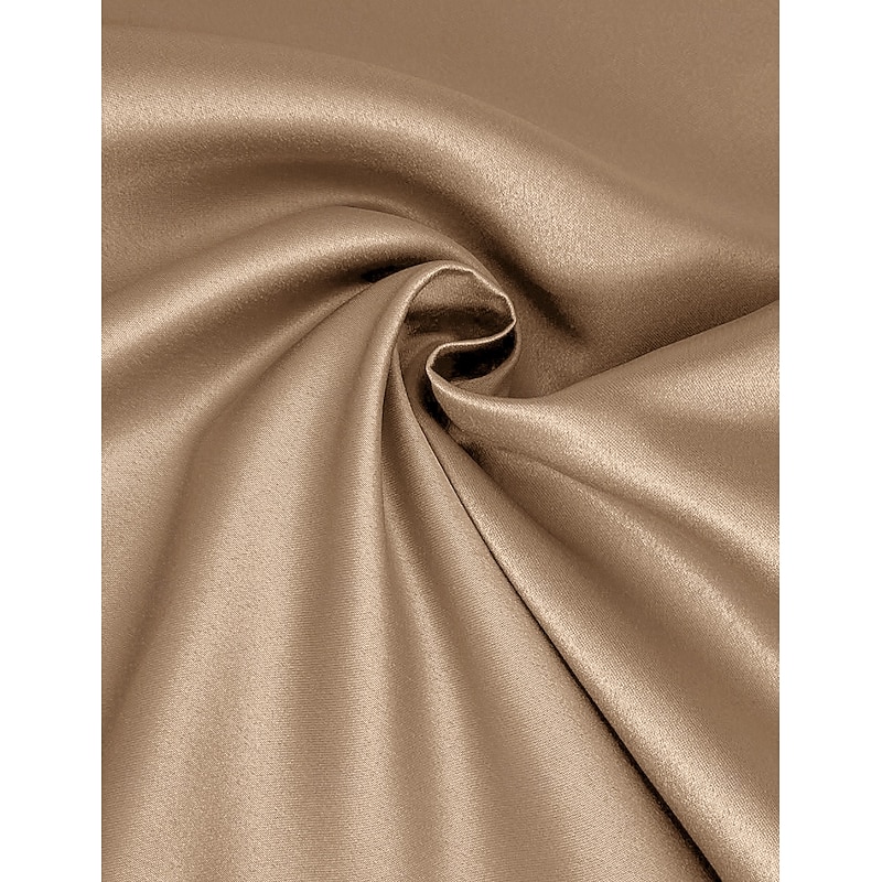 Ball Gown Satin A-Line Cocktail Elegant Dresses with bustle Formal Wedding Ankle Length Long Sleeve Off Shoulder Detachable with Shawl3