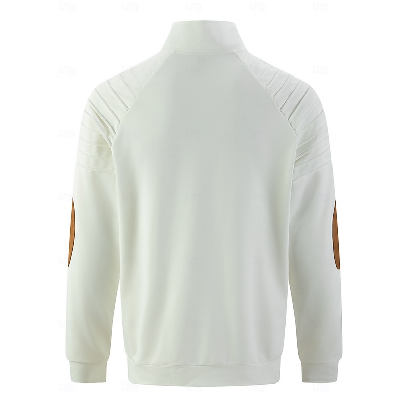 Men's Outdoor Jacket Shirt Jacket Formal Home Pocket Minimalist Spring Fall Solid Color Active Neutral Shirt Collar Regular Black White Navy Blue Blue Jacket3