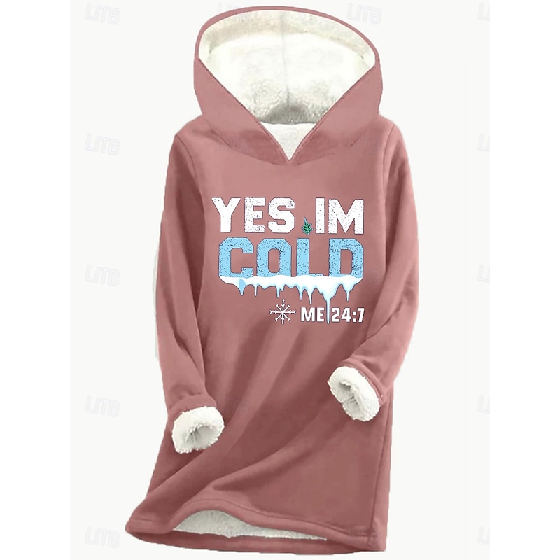 Women's Pullover Hoodie Sweatshirt Letter Casual Long Sleeve Hooded Long Tops Street Dailywear Casual Print Pink Blue Gray Fall Winter3