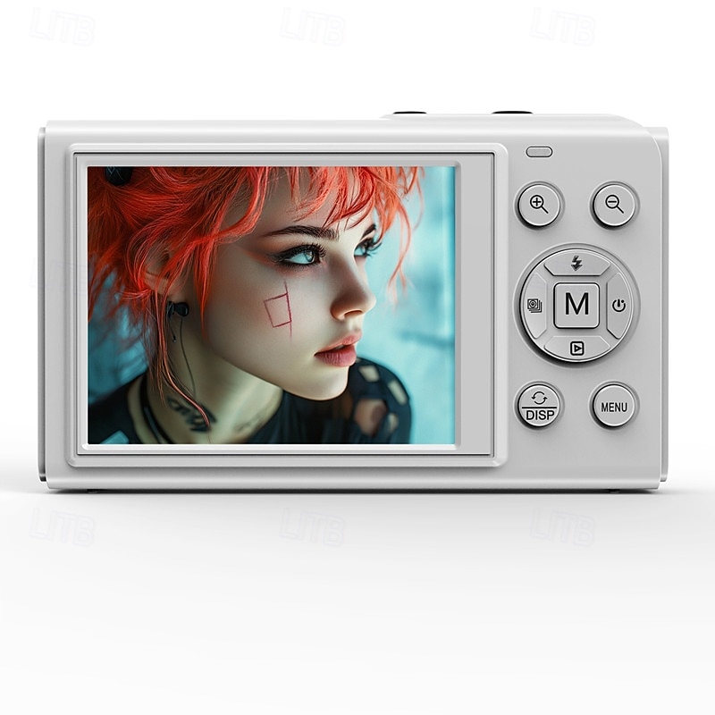 High-definition 5K dual-screen selfie digital camera with WiFi mobile connectivity for outdoor travel fashionable photo and video recording camera3