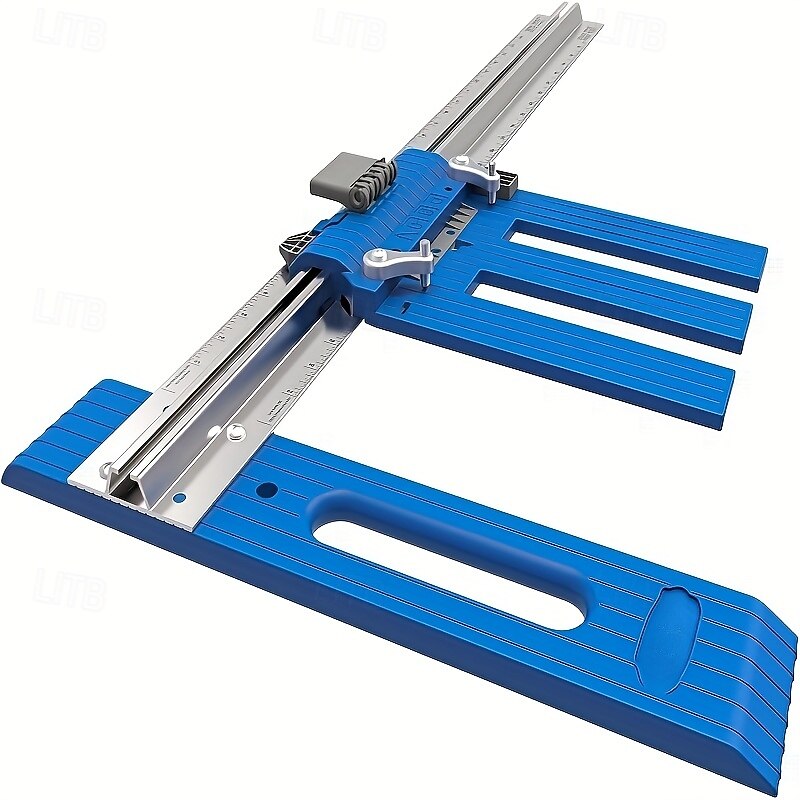 Non-Slip Push Block with Adjustable 3D Direction Guard - One-Piece Safety Block for Table Saw, Router Table, Band Saw, Jointer - Compatible with Circular Blades - Durable Plastic Construction - Ideal2