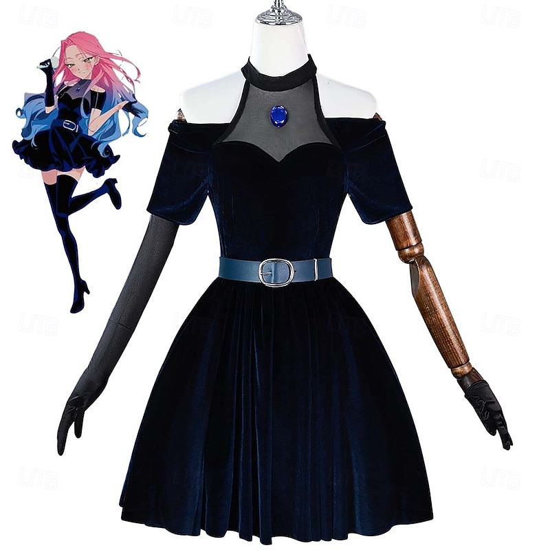 Alien Stage Cosplay Costume Fancy Dress Virtual Idol Movie Cosplay for Women's Adults Halloween Carnival Performance Comic Con Anime Expo
