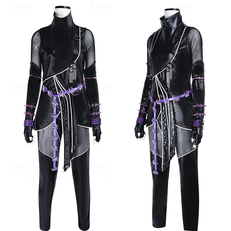 Korean Idol Inspired Idol Pop Star Costume Bodysuits Fancy Dress Virtual Idol Movie Cosplay for Women's Adults Halloween Carnival Performance Comic Con Anime Expo