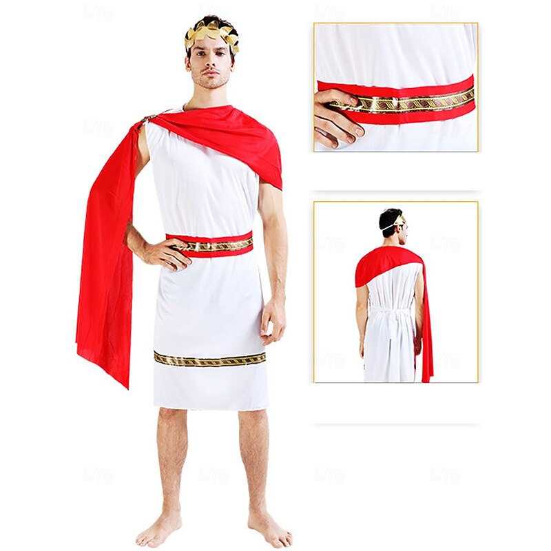 God Halloween Outfits Fancy Costume Ancient Egypt egyptian Adults' Men's Halloween Carnival Performance Party Easy Halloween Costumes Dress Up4