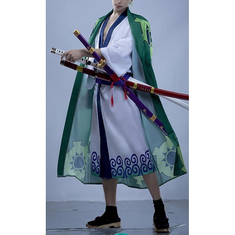 Roronoa Zoro Anime Cosplay Costume Outfits Cosplay Suits Carnival Masquerade Costume For Men's Adults'3