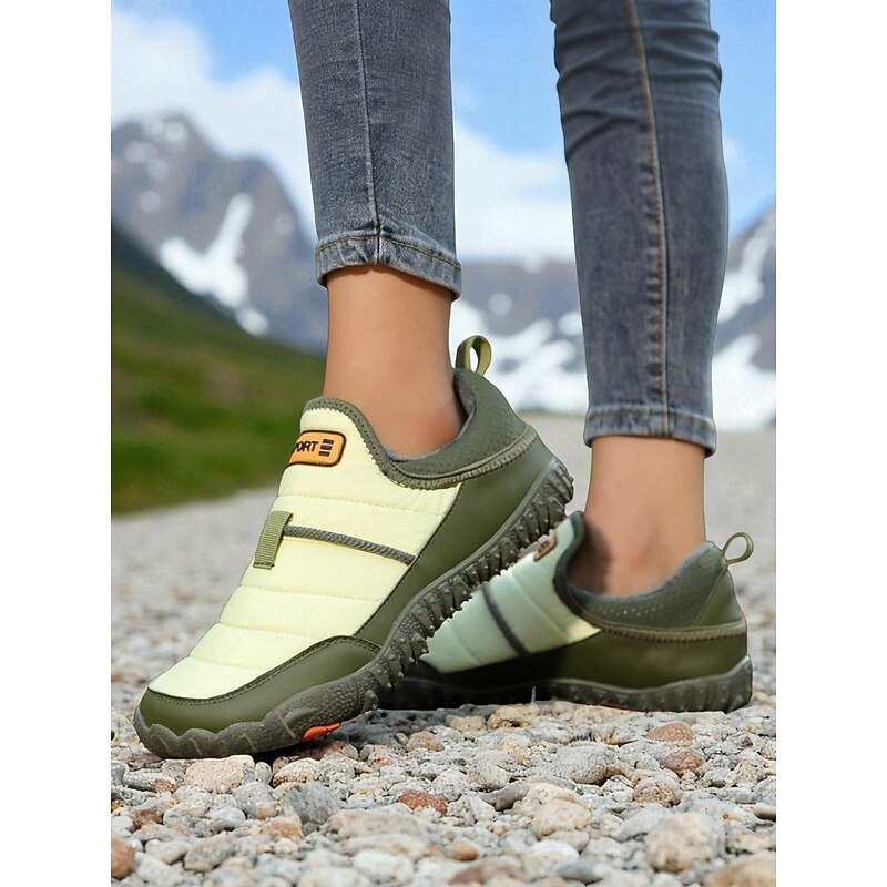 Women's Camel Outdoor Sneakers with Plush Interior and Durable Rubber Sole, Ideal for Hiking, Winter Adventures and Casual Weekend Outings4