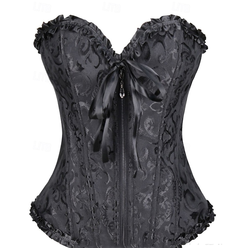 Women's Corset Shapewear Waist Cincher Shapewear Sexy Corset Sexy Sweet Pure Color Backless Vacation Party Street Sleeveless Corset Black White Beige Spring Fall Tailored Fit