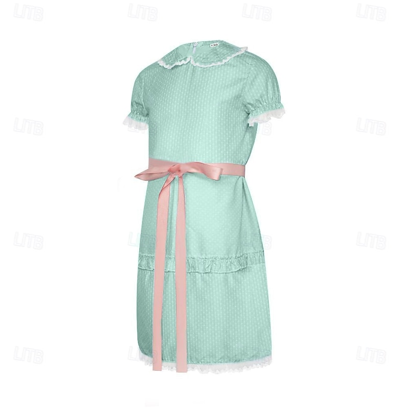 Ghost Twins Halloween Dress The Shining Cosplay Horror Kid's Women's Carnival Masquerade Dailywear Easy Halloween Costumes Dress Up3