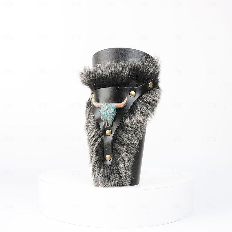 Retro Vintage Medieval Renaissance Armor Wristband Arm Guards Warrior Viking Fancy Dress Men's Women's Unisex Viking Halloween Carnival Performance LARP Ren Faire Adults Wrist Brace4