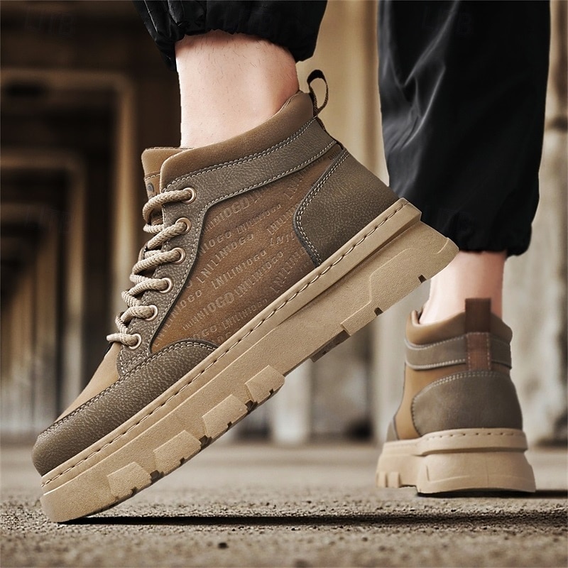 Men's High Top Casual Shoes | Comfortable Lightweight Fashion Sneakers For Daily Wear2