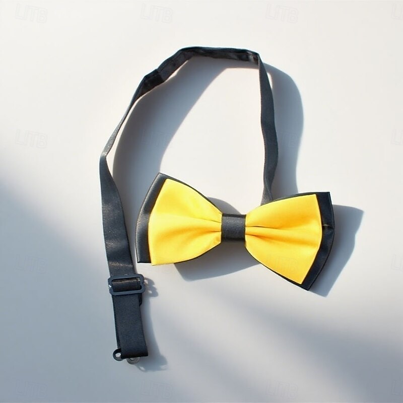 Men's Bow Tie Office / Business Traditional / Classic Solid / Plain Color Formal Evening Date Quinceañera & Sweet Sixteen2