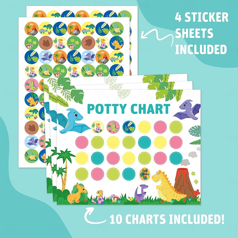 Potty Training Stickers Potty You Pee on Toilet Reveal Stickers Chart Reusable Pee Decals Color Changing Seat Toilet Targets for Boys Girls Kids Training Use2