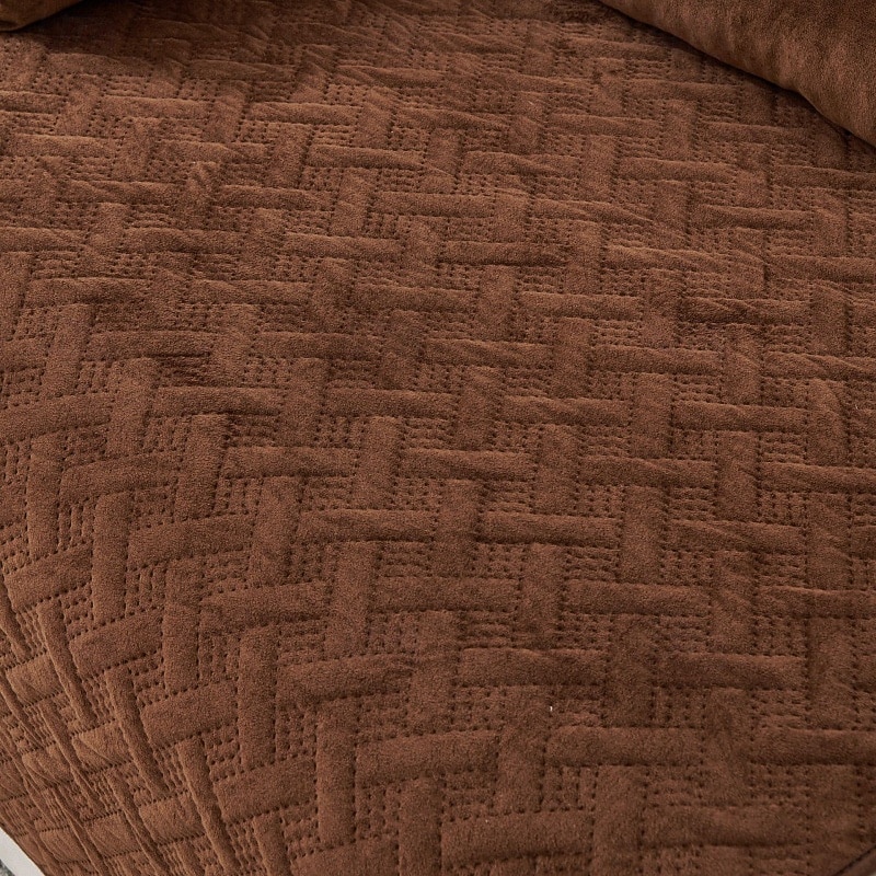 Crystal Velvet Sofa Cover For Pet Soft Autumn Winter Solid Color Dog Cat Sleeping Bed Mat Comfortable Plush Pad Washable Non Slip Home Furniture Protector Pet Supplies2