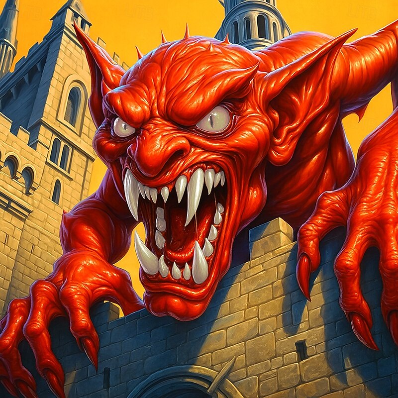 Halloween Men's Optical Illusion 3D Devil T Shirt Short Sleeve T shirt 3D Print Crew Neck Shirt Exaggerated Designer Horror Party Street Holiday Yellow Yellow 2 Summer Spring All Seasons Clothing2