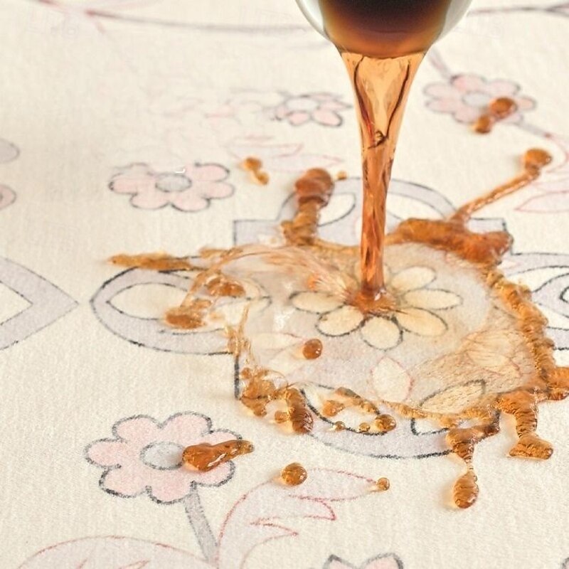 Vintage Persian Area Rug, Faux Cashmere Decorative Non-Slip Carpet Soft Floor Mat Everyday Durable Rugs-Perfect for Families & Pets2