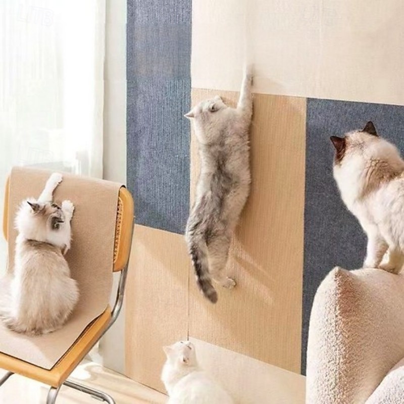 Anti-Cat Scratch Sofa Protector Mat, Durable and Low-Shedding Cat Climbing Pad, Multi-Purpose Wall Sticker for Cats and Pets2