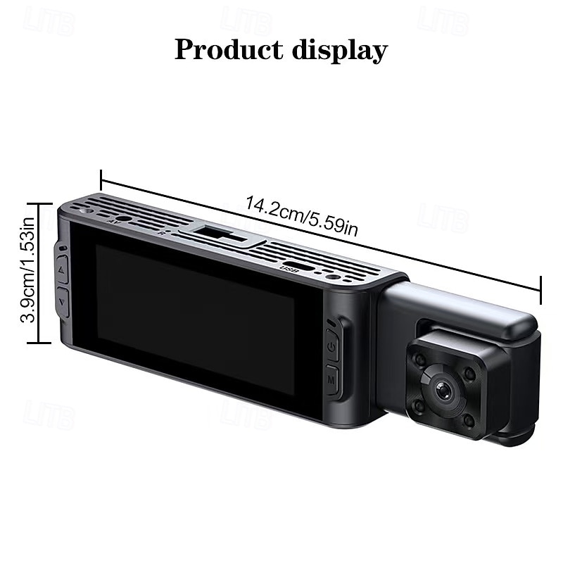 1080p Full HD / Boot automatic recording Car DVR  Wide Angle CMOS 3 inch IPS Dash Cam with WIFI / Loop recording / Fast recording 4 infrared LEDs Car Recorder3