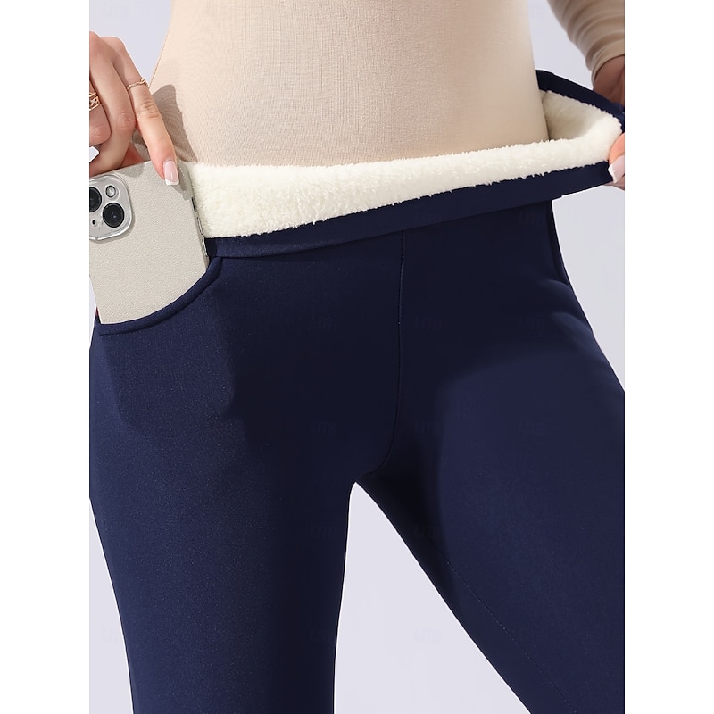 Women's Tights Leggings Anti Chafing Shorts Vacation Vintage Ethnic Style Full Length High Waist Solid Color High Cut Thermal Warm Comfort Stretchy Outdoor Vacation Street Black Red Blue Gray Summer2