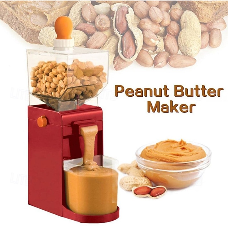 Peanut Butter Machine, Nut Butter Machine Electric Nut Butter Machine, Electric Tahini Nut Grinder, Non-Slip Base Entrance, Easy To Install, Easy To Use, Grinder4