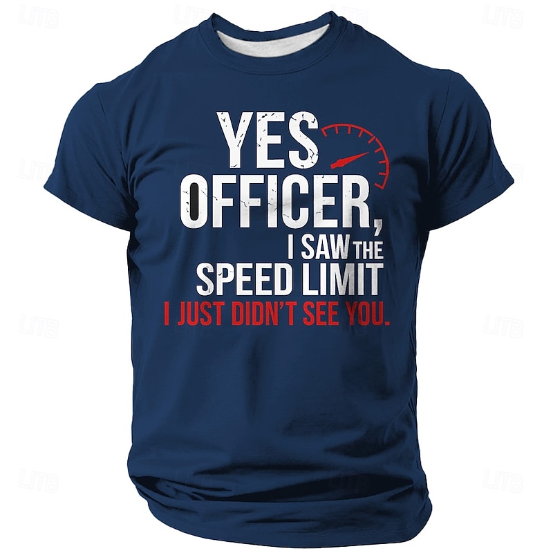 Men's Funny Slang T Shirt Short Sleeve T shirt 3D Print Crew Neck Shirt Fashion Daily Street Daily Black White Yellow Summer Spring Clothing Apparel S M L XL XXL XXXL3