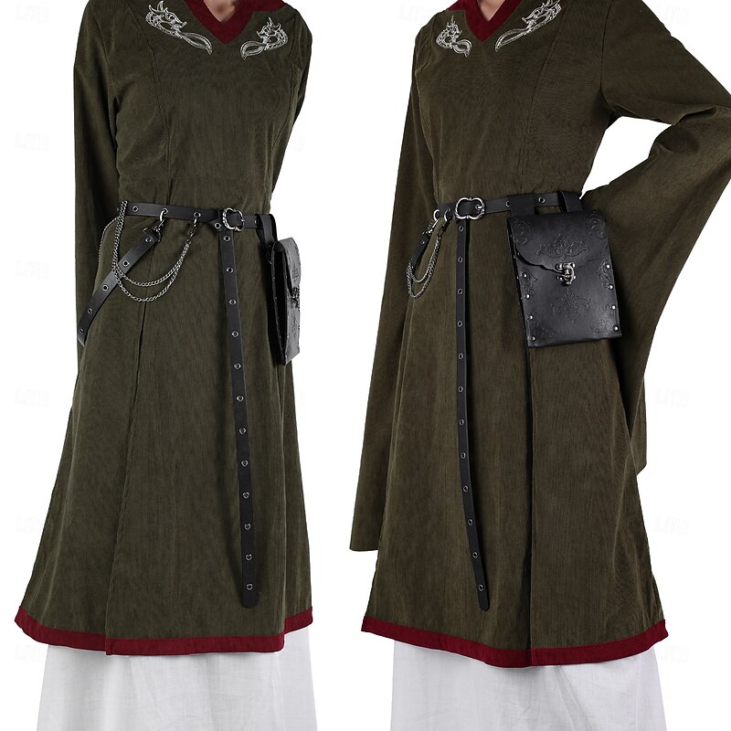 Medieval Renaissance Waist Belt Belt Pouch Viking Fancy Dress Men's Women's Celtic Viking Fantasy Halloween Carnival Performance LARP Adults' Belt Bag All Seasons2