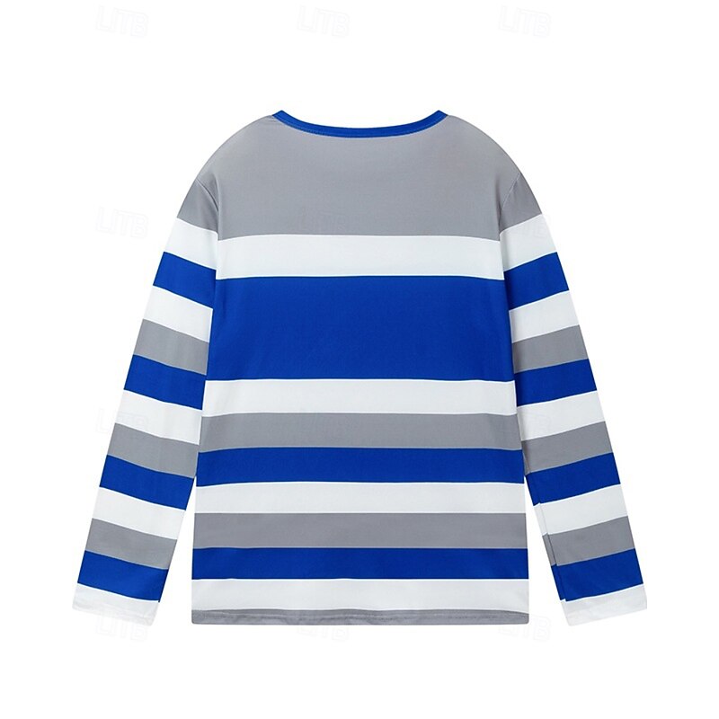 Women's Active Streetwear Pants Sets Bolero Top Long Sleeve Crew Neck Round Neck Striped Outdoor Vacation Daily Black Wine Blue Spring Regular Fit3