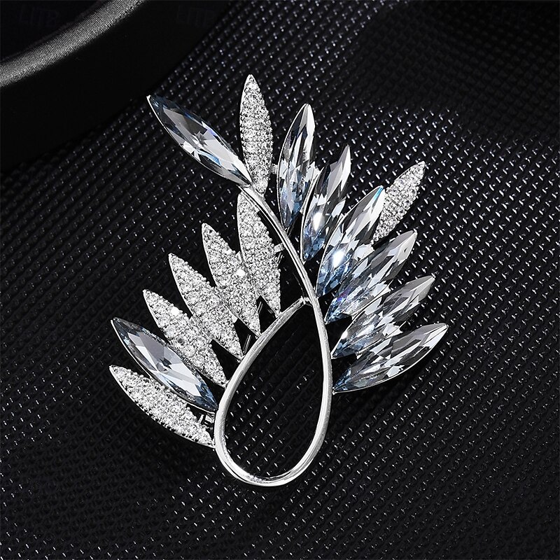 Brooches Classic Retro Floral Elegant Fashion Personalized Simple Brooch Jewelry Silver For Wedding Party Gift Engagement Prom Festival4