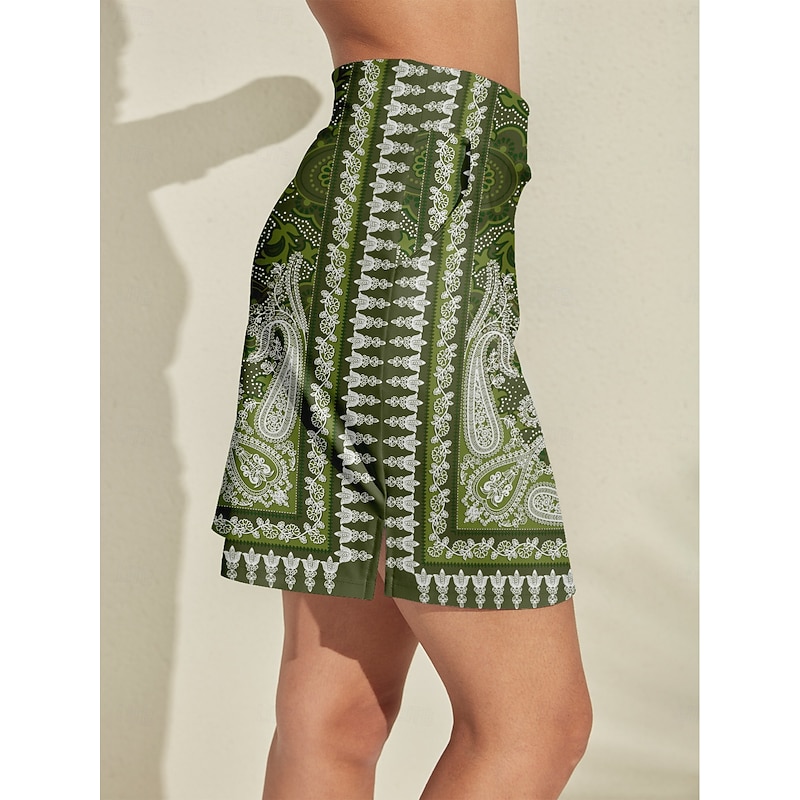 Women's Tennis Skirts Golf Skirts Green Skirt Ladies Golf Attire Clothes Outfits Wear Apparel3