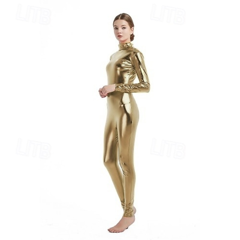 Zentai Suits Cosplay Costume Bodysuit Carnival Costume Full Body Suit Women's All Boys Cosplay Sexy Costume Solid Color Lycra Spandex Costume for Halloween Carnival Children's Day Kid's Adults'3