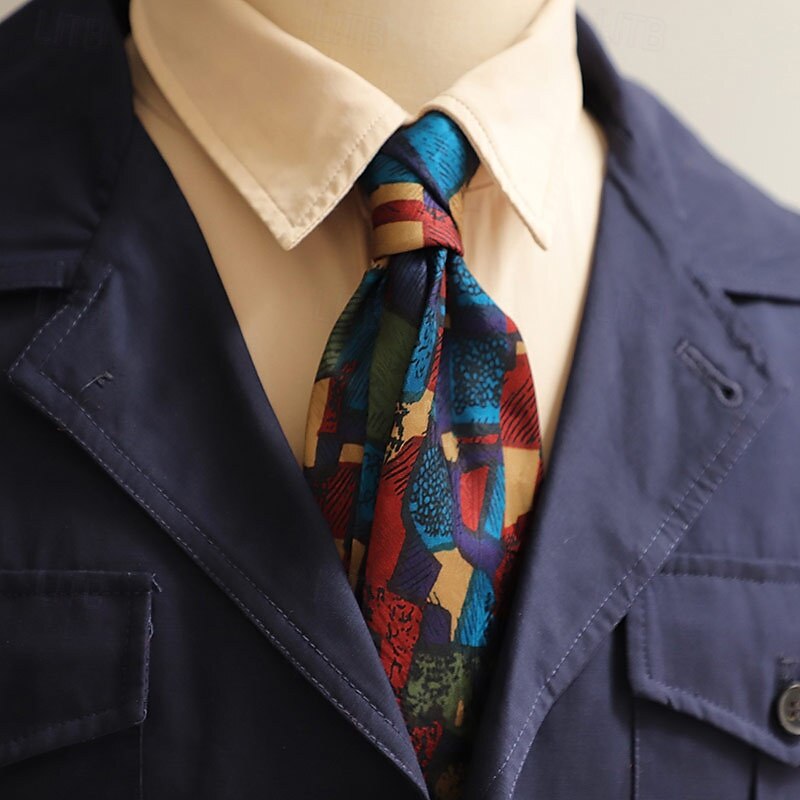 Men's Neckties Fashion Classic Modern Contemporary Patterned Wedding Party Daily Wear3