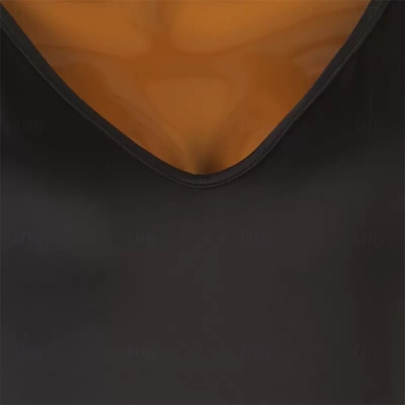 Women's Black V-Neck DanceWear Dance Dress Performance Wear3