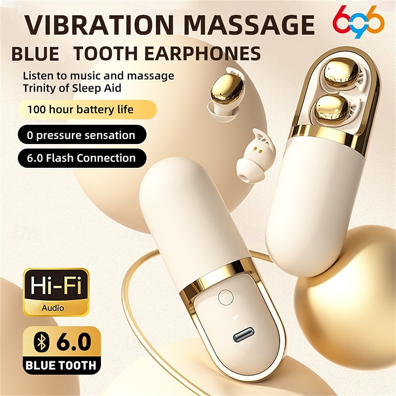 2025 Bluetooth-compatible Wireless Earphones Low Latency IPX4 Waterproof Noise Reduction Sleep Earbuds Headphones3