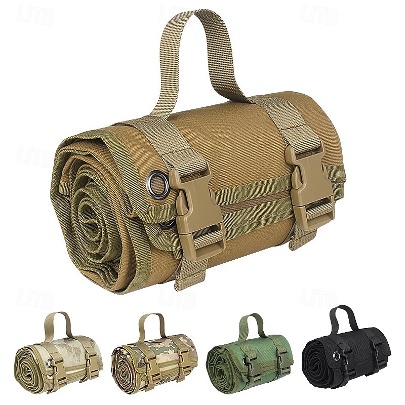 Shooting Mat Tactical Advanced Roll Up Shooter's Mat - Molle System Non-Padded Non-Slip Durable2