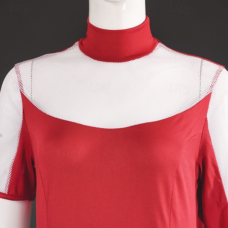 Zombie School Zombies 4 Nova Cheerleader Skirt Coat T-shirt Movie Cosplay Costume Movie Cosplay for Girls' Kids Halloween Performance Halloween Masquerade4