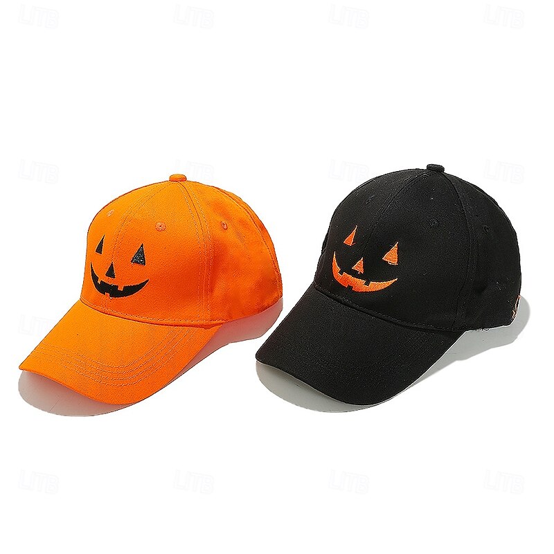 Women's Hat Baseball Cap Cosplay Breathable Halloween Embroidery4