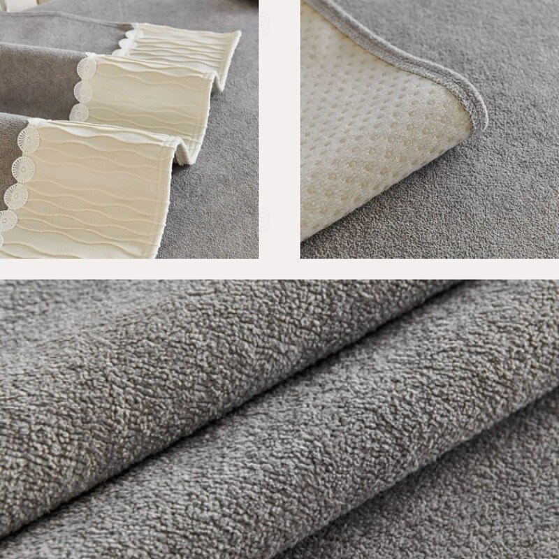 Luxury Couch Cover for Pets, Pet Friendly Soft Sofa Cushion and Throw Blanket, Elegant Anti-Slip Anti-Scratch Couch Protector, Fixed Sofa Slipcover for Living Room Decor4