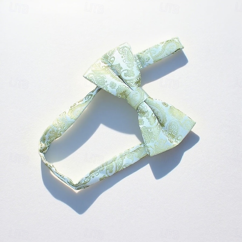 Men's Bow Tie Office / Business Traditional / Classic Plaid / Striped / Chevron / Round Formal Evening Date Quinceañera & Sweet Sixteen3