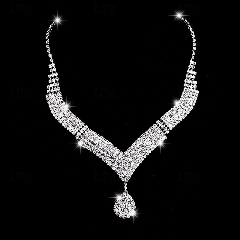 3pcs Necklace For Women's Street Gift Daily Alloy Classic4