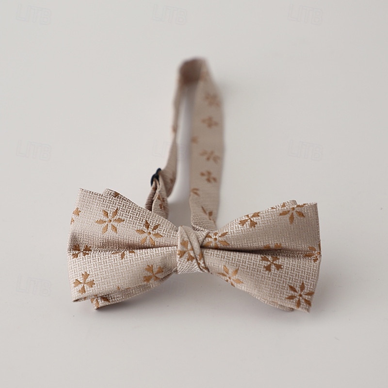 Men's Bow Tie Modern Contemporary Bow Graphic Wedding Party Daily Wear4