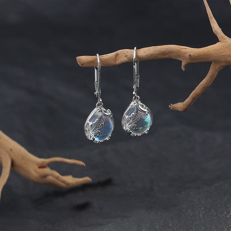 1 Pair Drop Earrings Hoop Earrings For Women's Street Date Beach Alloy Classic2