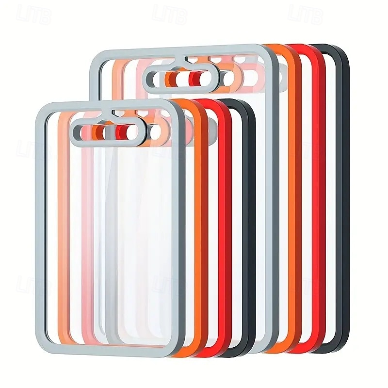 Double-Sided Tempered Glass Cutting Board Portable Kitchen Tool for Chopping, Slicing, and Slicing Fruits & Vegetables, Ideal for Camping and Outdoor Use