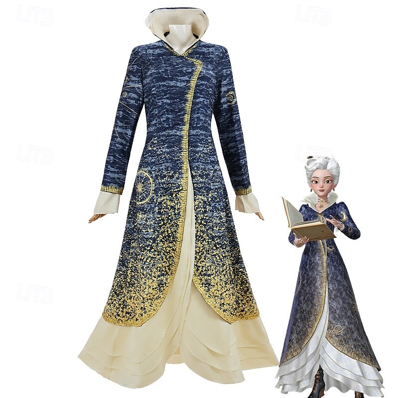 Witch Madame Morrible Dress Coat Cosplay Costume Walpurgis Night Cosplay Movie Cosplay for Women's Adults Halloween Performance Party Stage