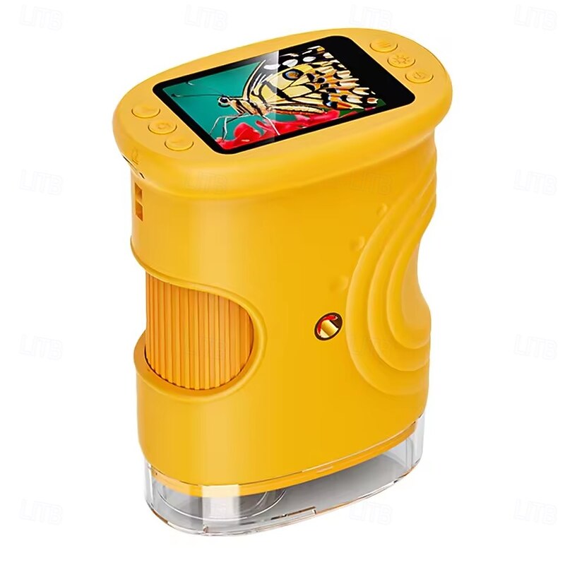 Microscope 1000X 1080P Digital Microscope 2 Inch IPS Screen Portable Handheld Magnifying Glass for Scientific Experiment4
